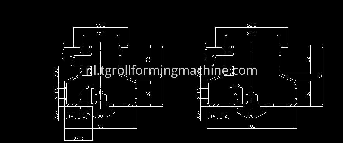 Storage Shelf Rack Roll Forming Machine 